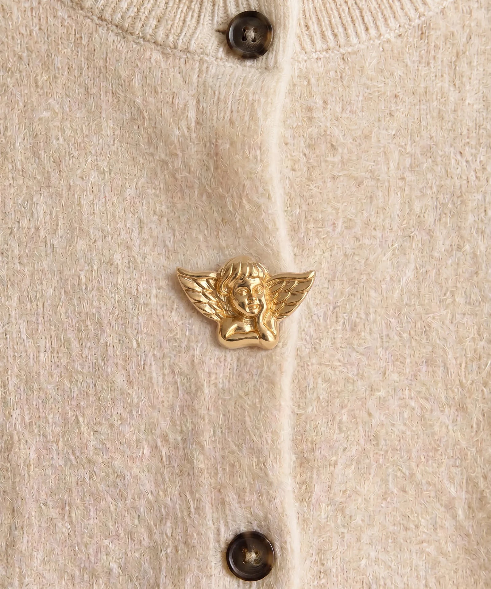 Button Jewelry Cherub