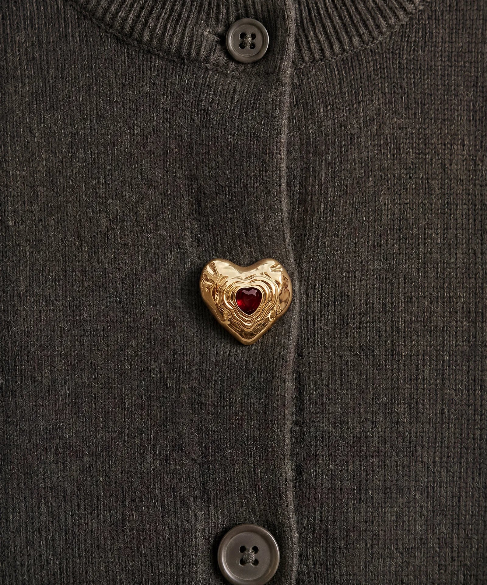 Button Jewelry Heart